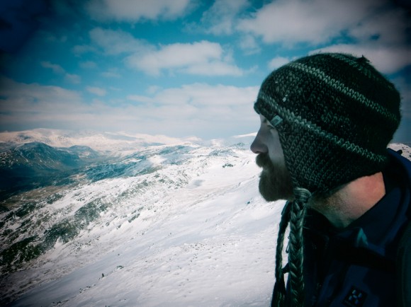 Iestyn ontop of Cnicht