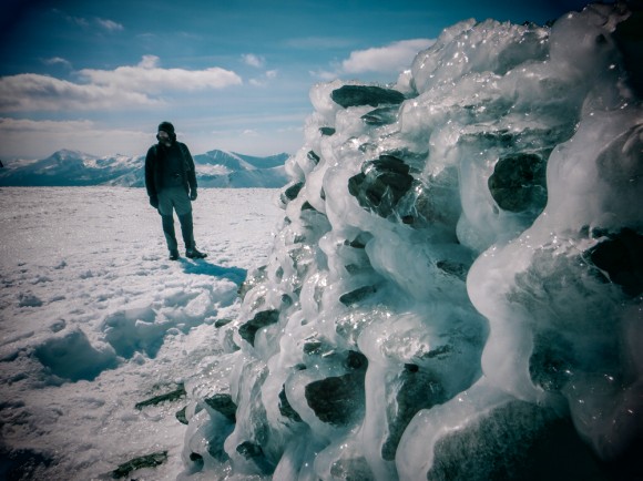 Ice on Moel Eilio