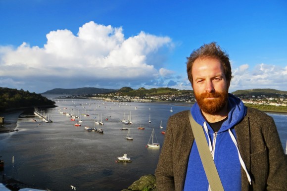 Iestyn at the tower