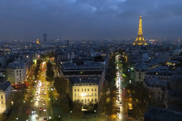 Paris from Arc de Triomphe