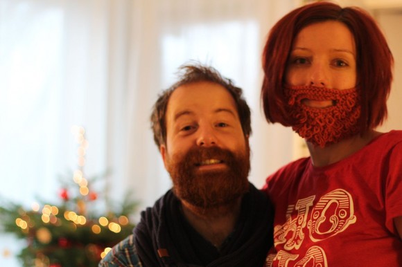 Gigantic Beard x2 (note my Ho Ho Ho shirt!)