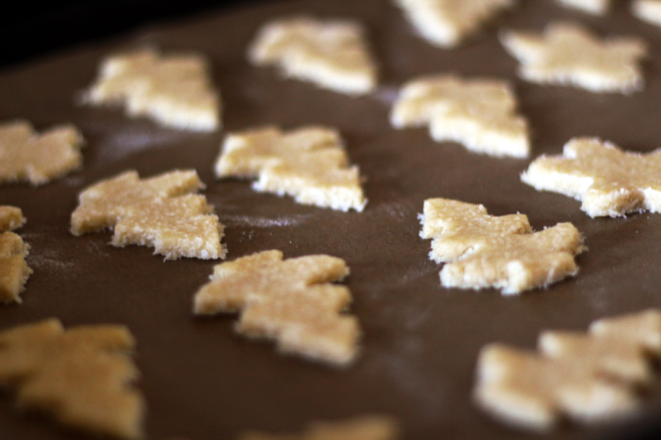 Christmas tree cookies