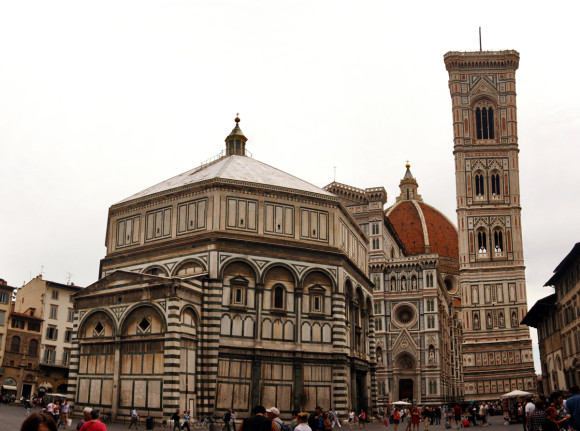 The Duomo and Baptistery of St. John from Piazza del Duomo