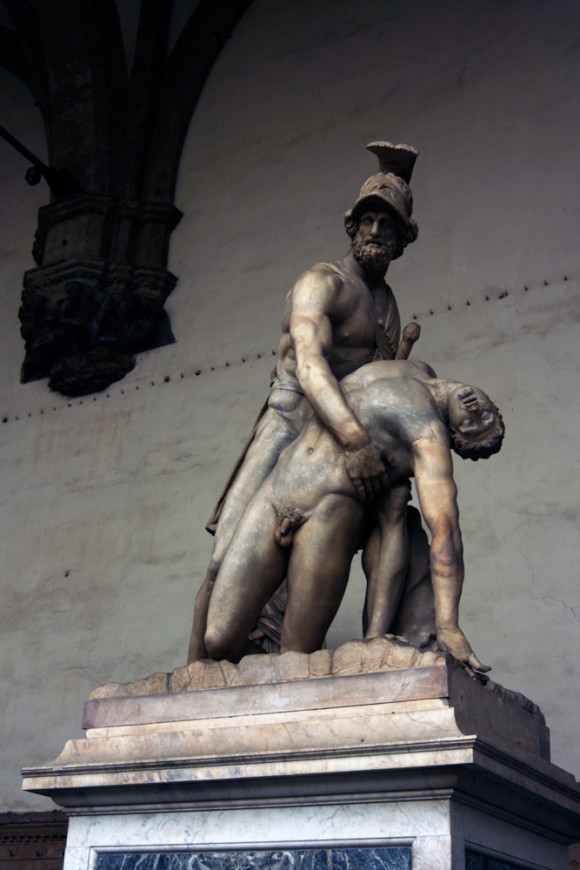 Menelaus supporting the body of Patroclus