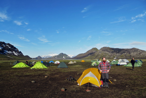 Campsite at Álftavatn