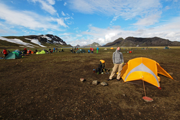 Campsite at Álftavatn