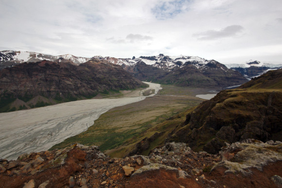 Looking towards Morsárdalur
