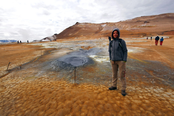 Gina and the mud cauldron