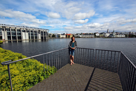 Gina at Tjörnin