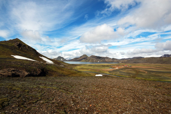 View of the Álftavatn valley