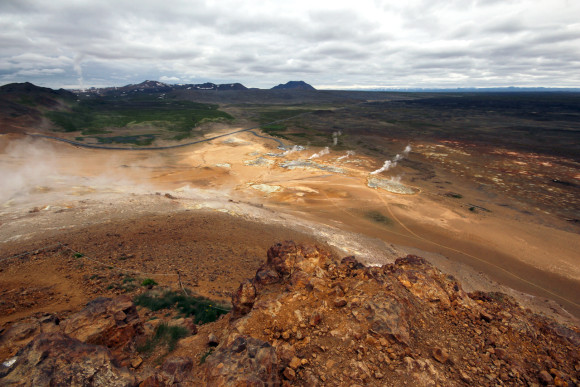 Looking down on Hverir