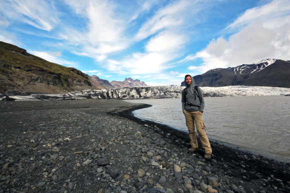 Gina and the glacier
