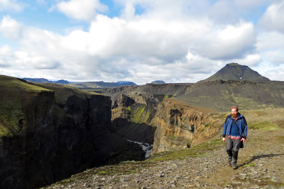 Iest and the  Markarfljótsgljúfur canyon