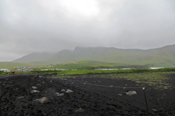 Vik under heavy rain
