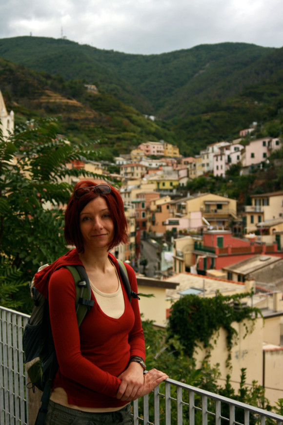 Gina at Cinque Terre 